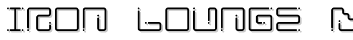 Iron Lounge Dots font